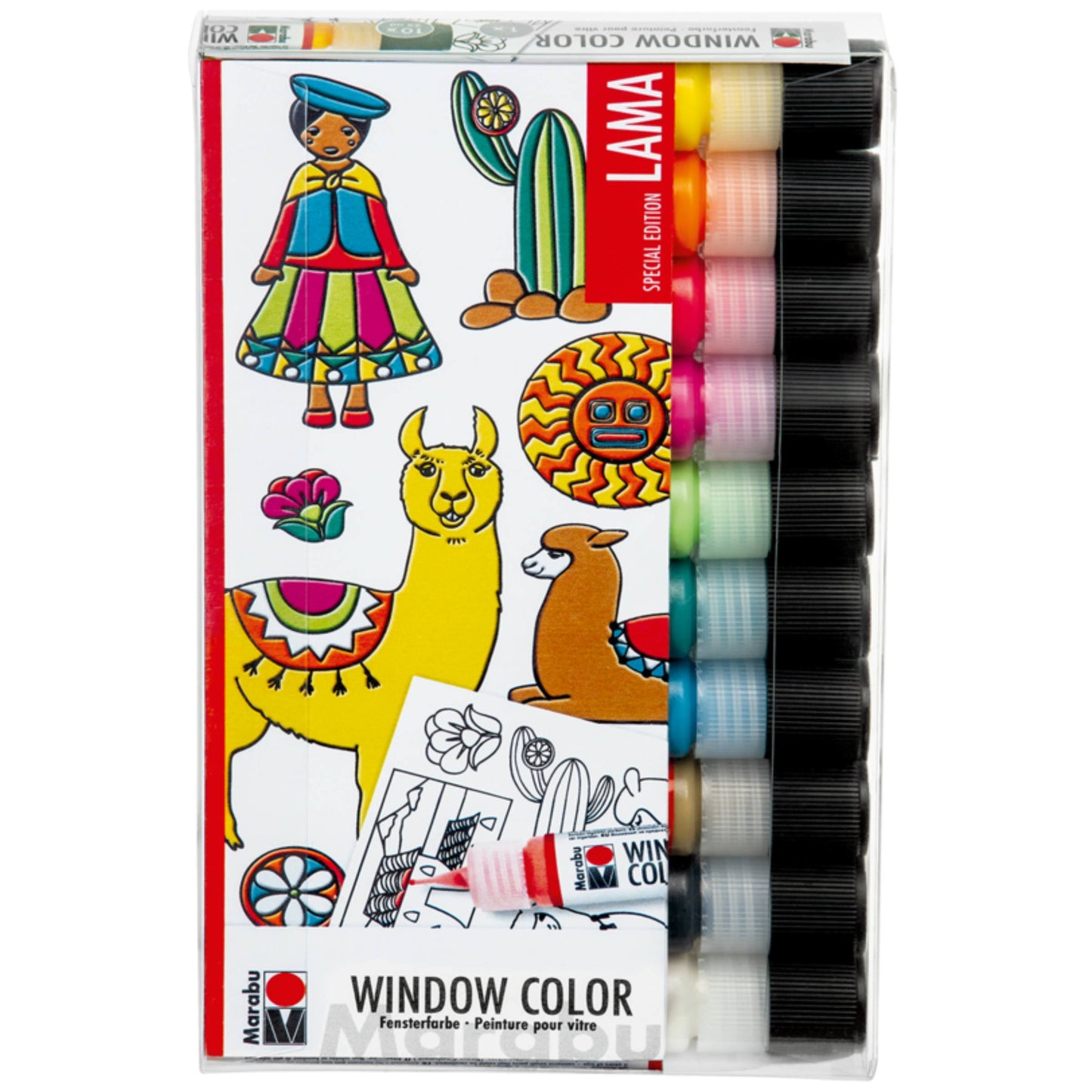 BARVA ZA STEKLO LAMA KID MARABU 10X25 ML