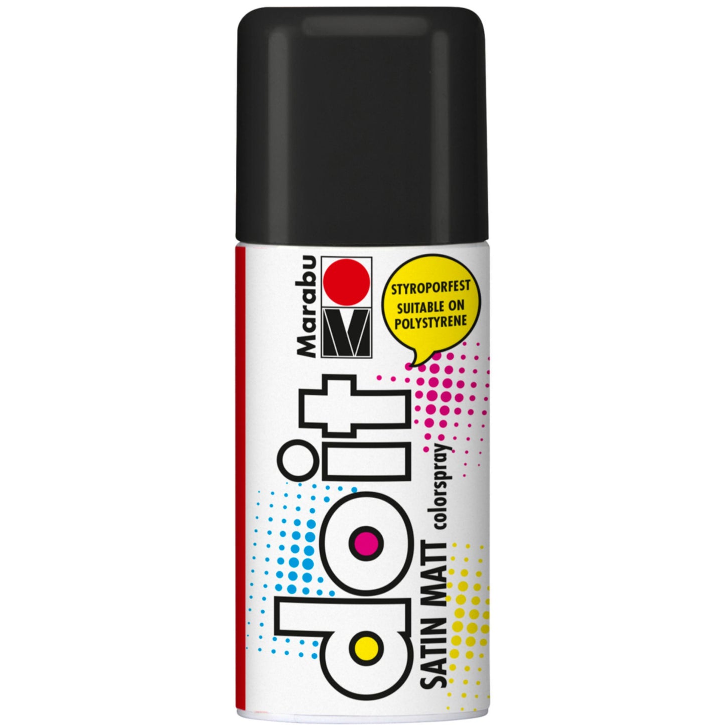 Sprej Marabu DO IT, svilnato mat, črna 073, 150 ml