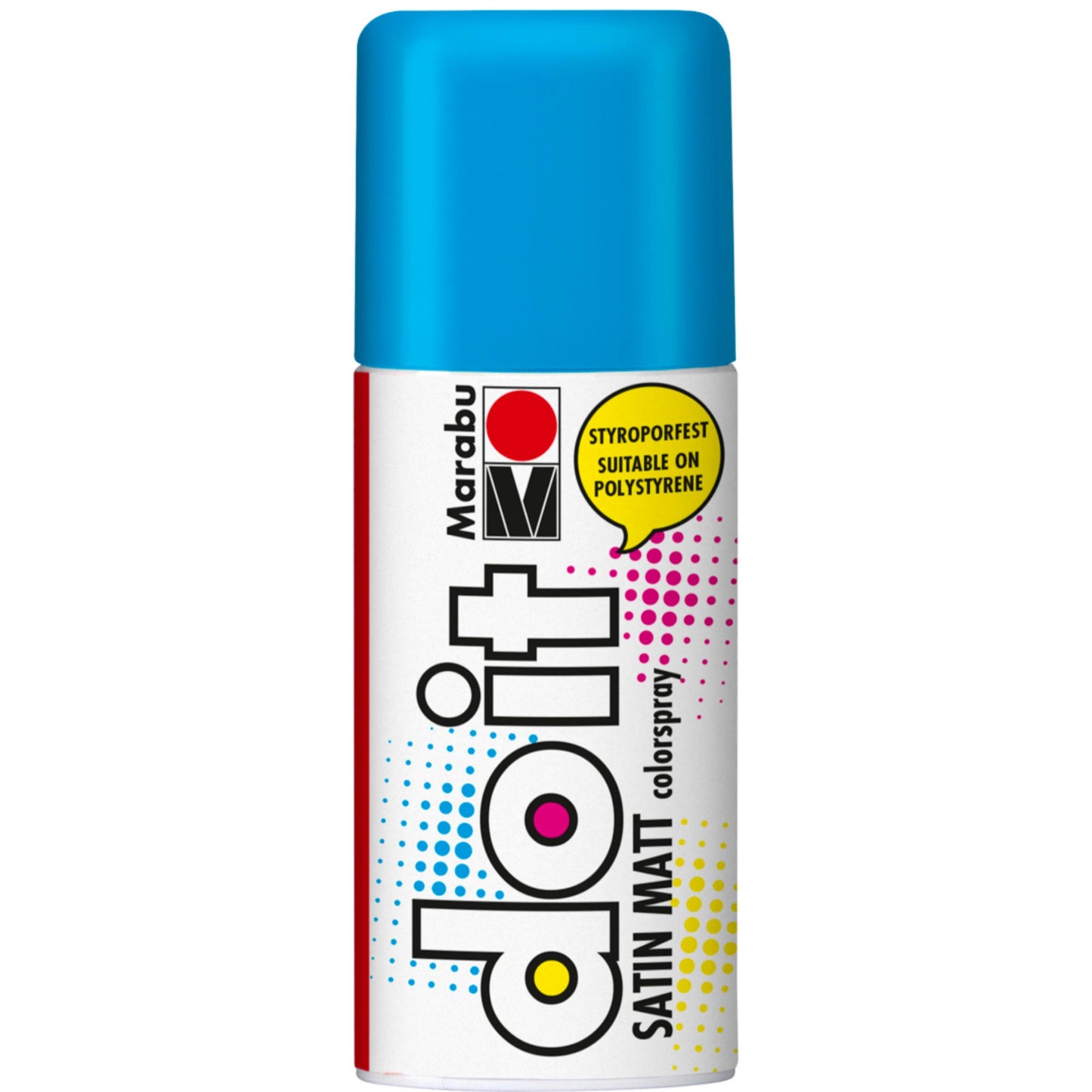 Sprej Marabu DO IT, svilnato mat, azurno modra 095, 150 ml