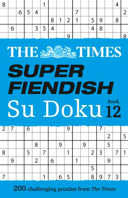 Times Super Fiendish Su Doku Book 12