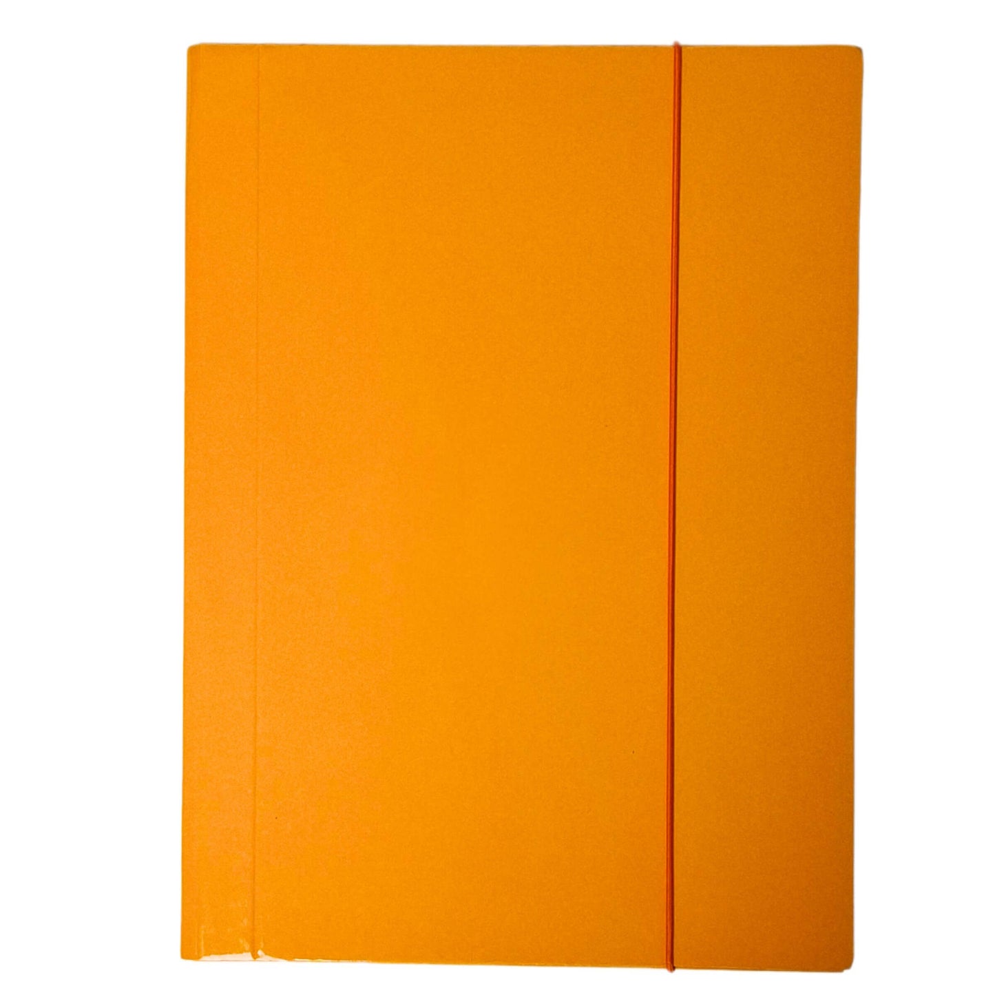 Mapa s klapo in elastiko Axis, A4/10mm, rumena