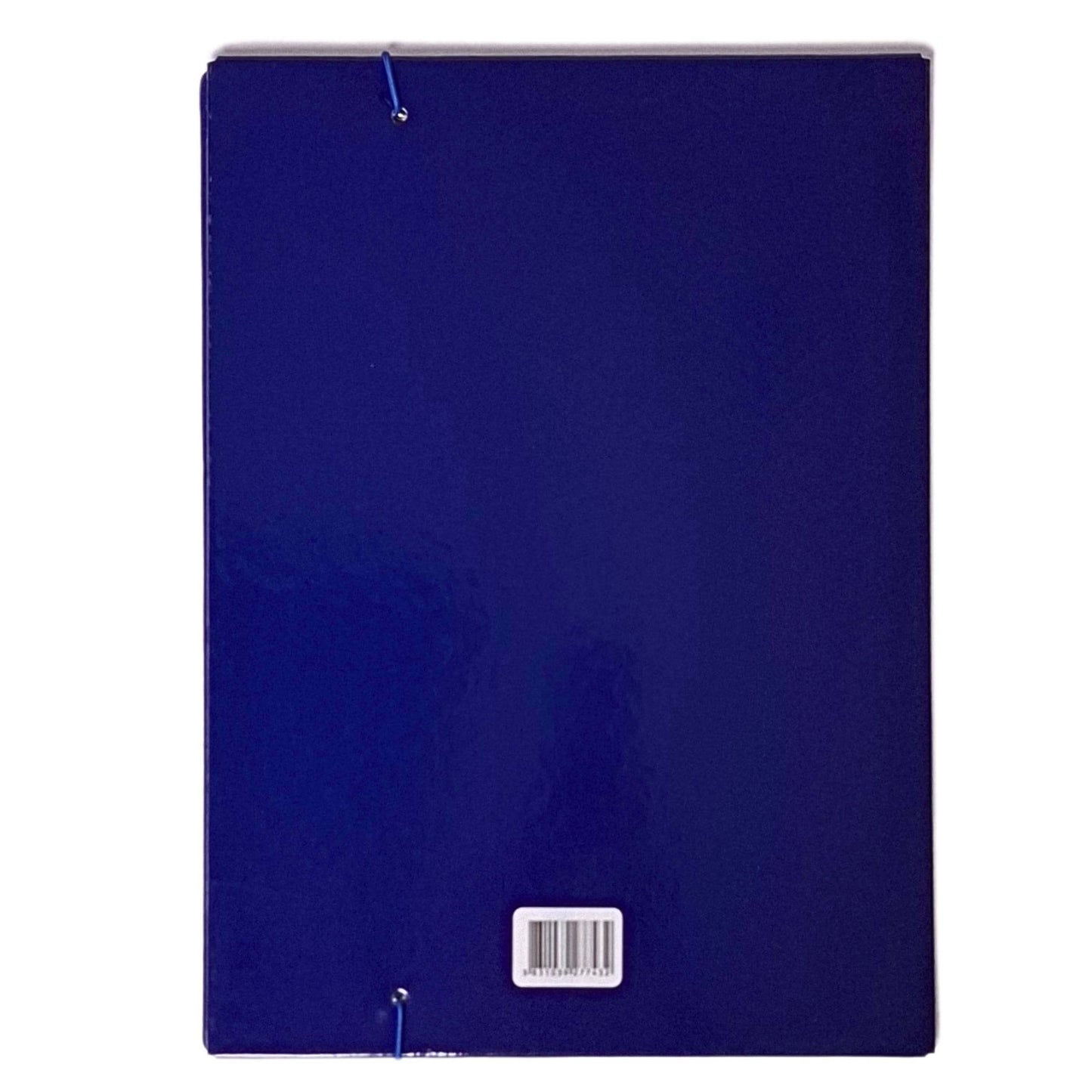 Mapa s klapo in elastiko Axis, A4/10mm, modra