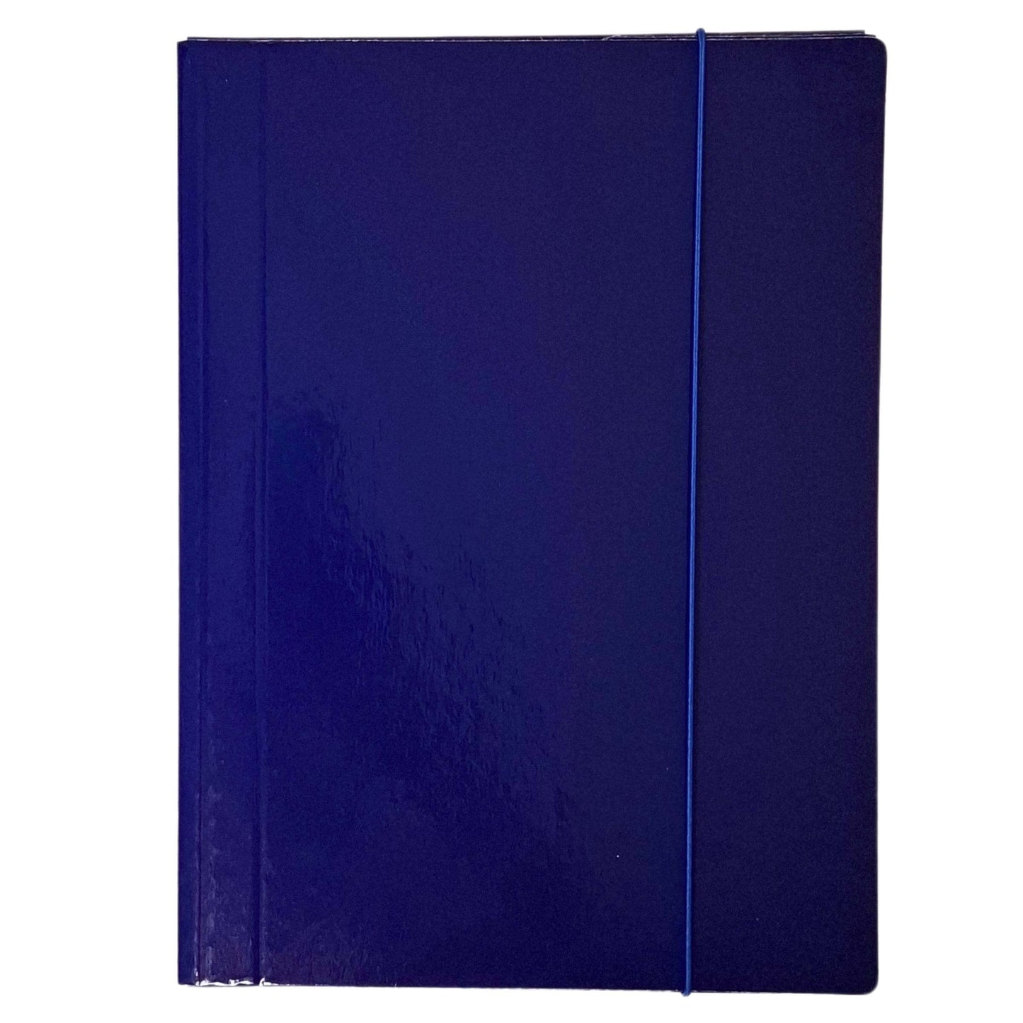 Mapa s klapo in elastiko Axis, A4/10mm, modra