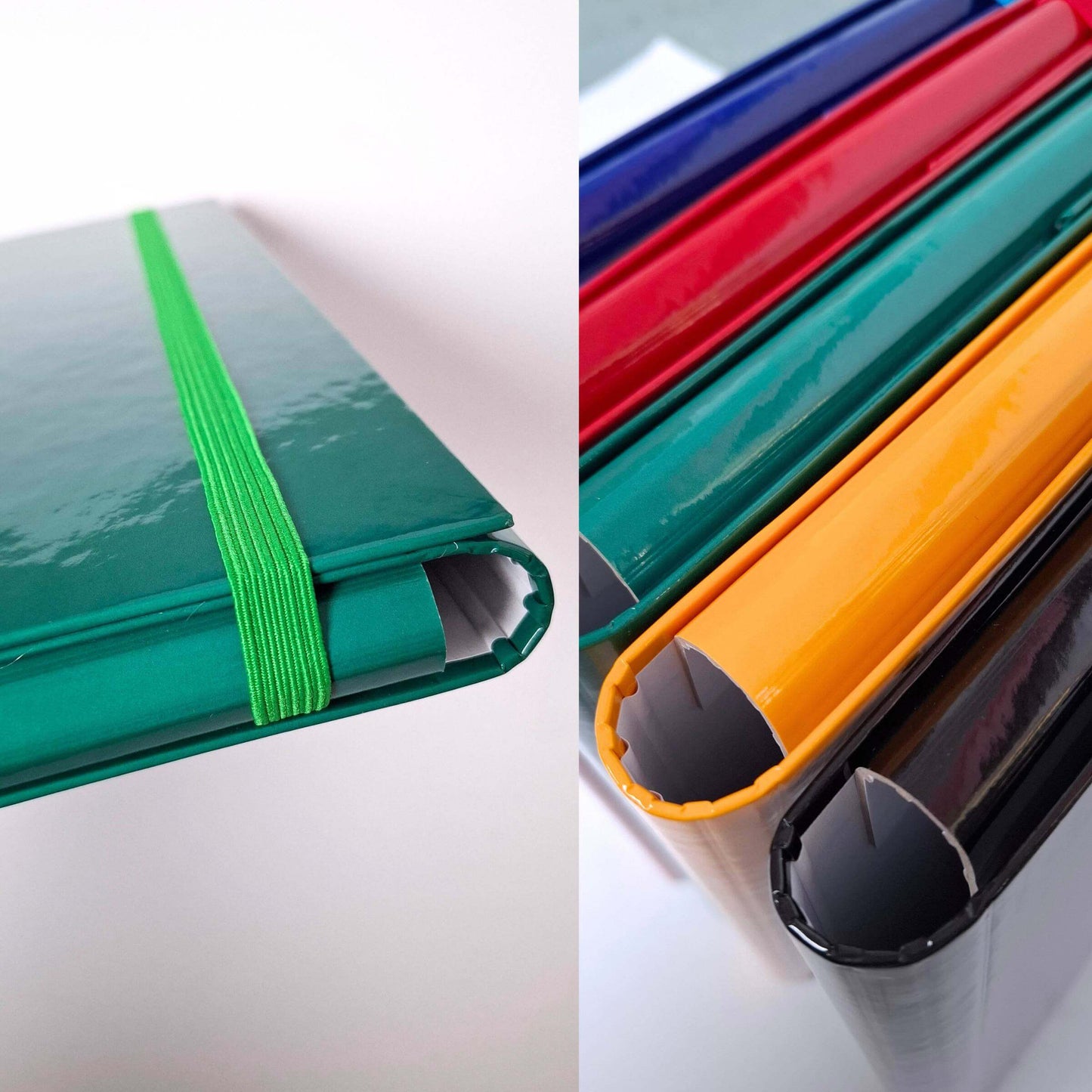 Mapa s klapo in elastiko Axis, A4/30mm, zelena