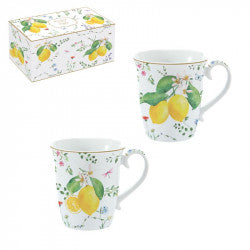 Skodelici Fleurs et Citrons, 2x275 ml