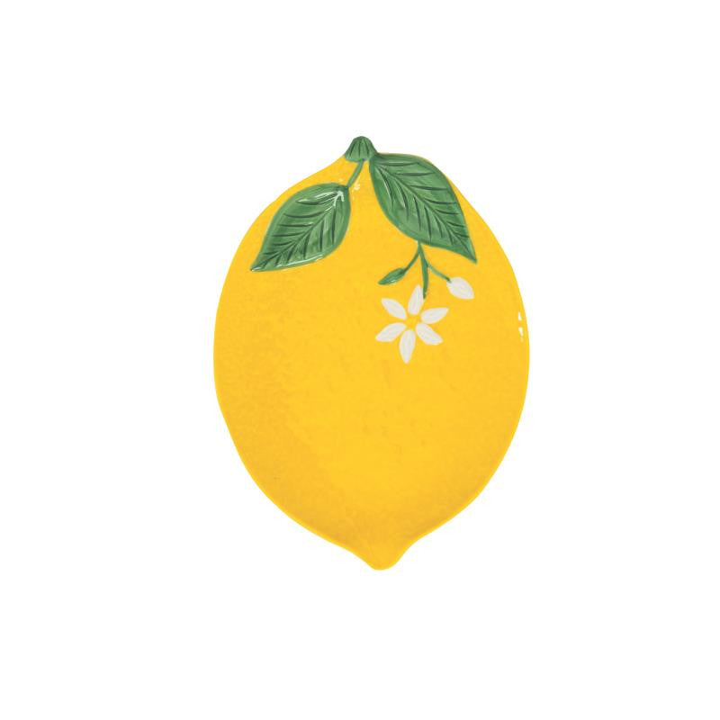 Servirni pladenj Fleurs et Citrons, 25x18 cm