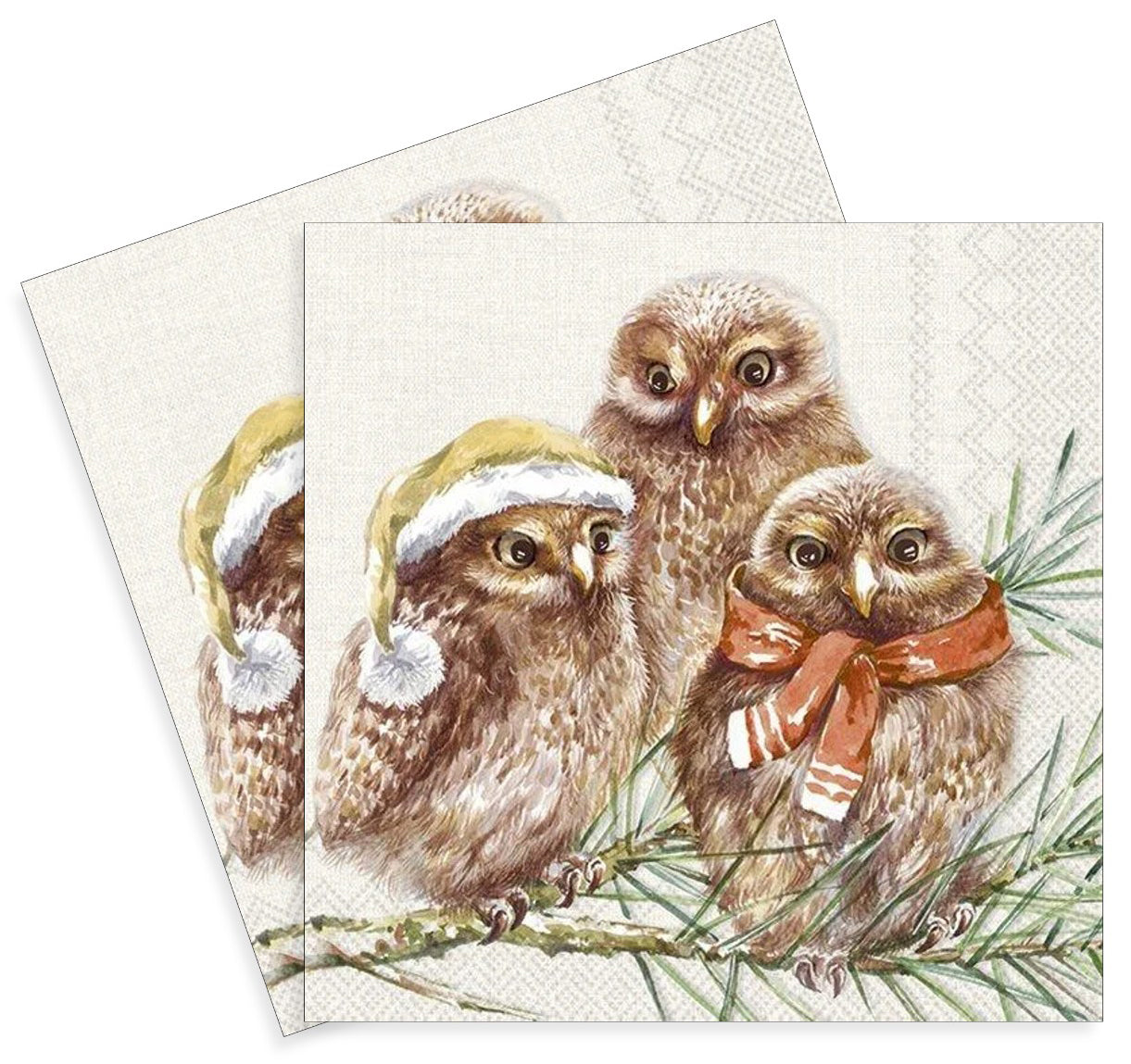 Papirnate serviete Winter Owls, 20/1