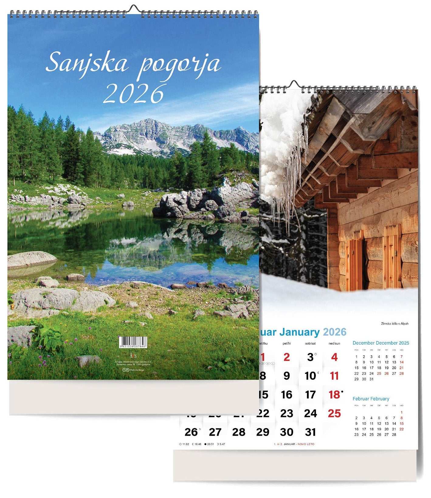 Koledar Sanjska pogorja 2026