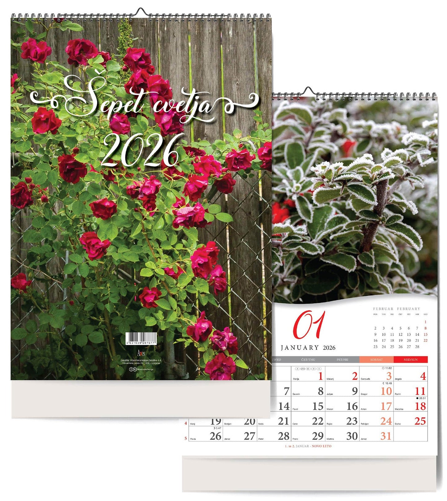 Koledar Šepet cvetja 2026