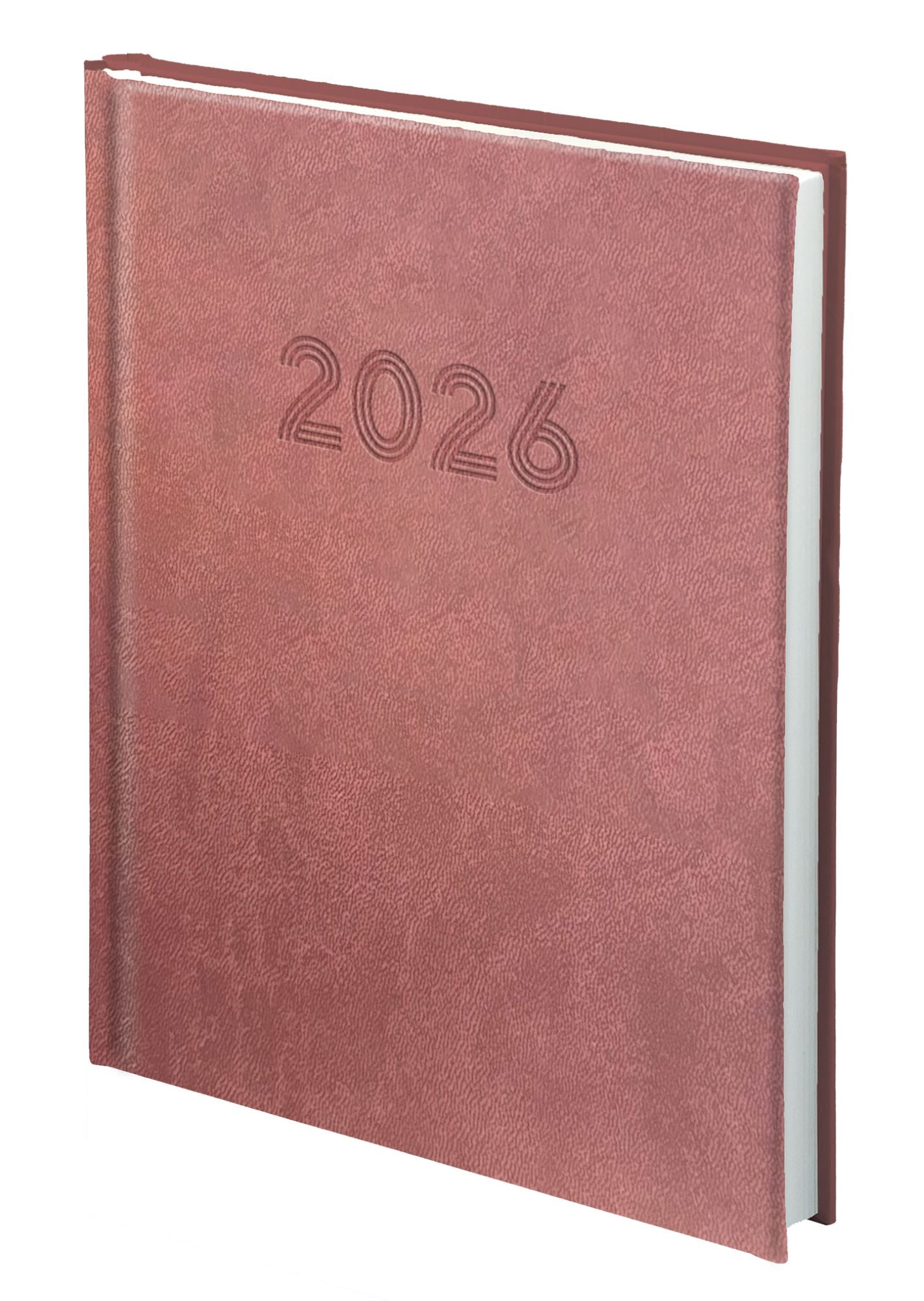 Rokovnik B5 z datumom 2026, FLORA, roza