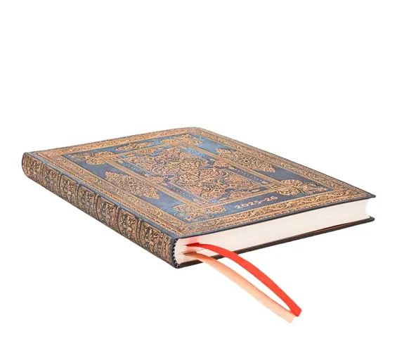 Planer Paperblanks "Blue Luxe" 2025/26, 18-mesečni, midi, horizontalen