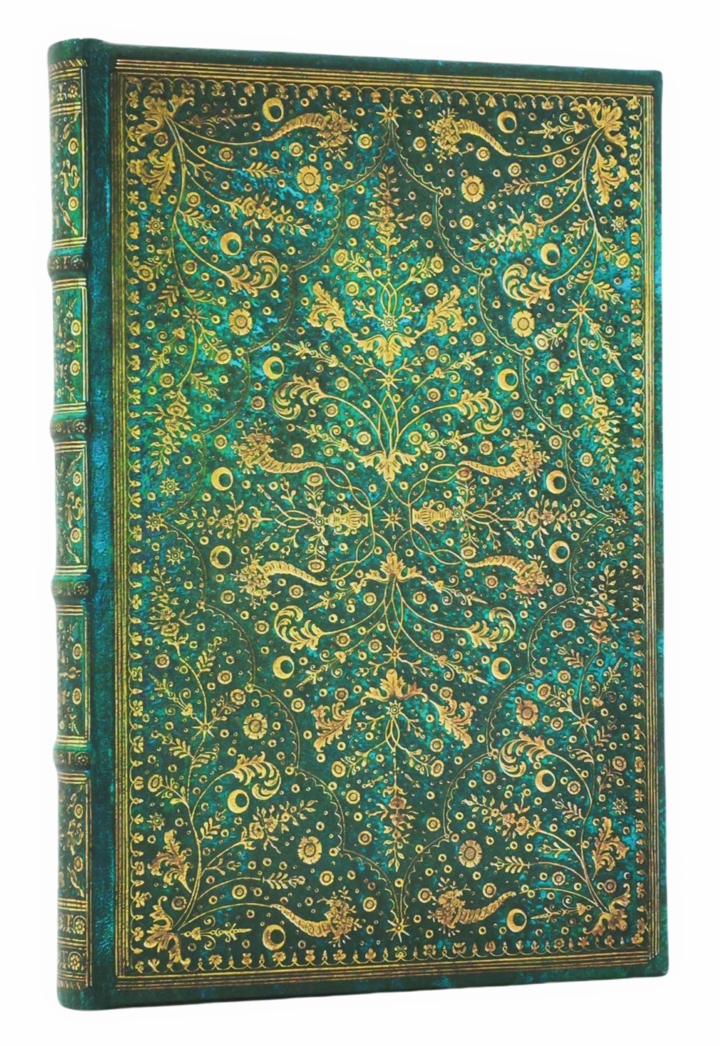 Blok Paperblanks "Emerald Flower", mini, črtani