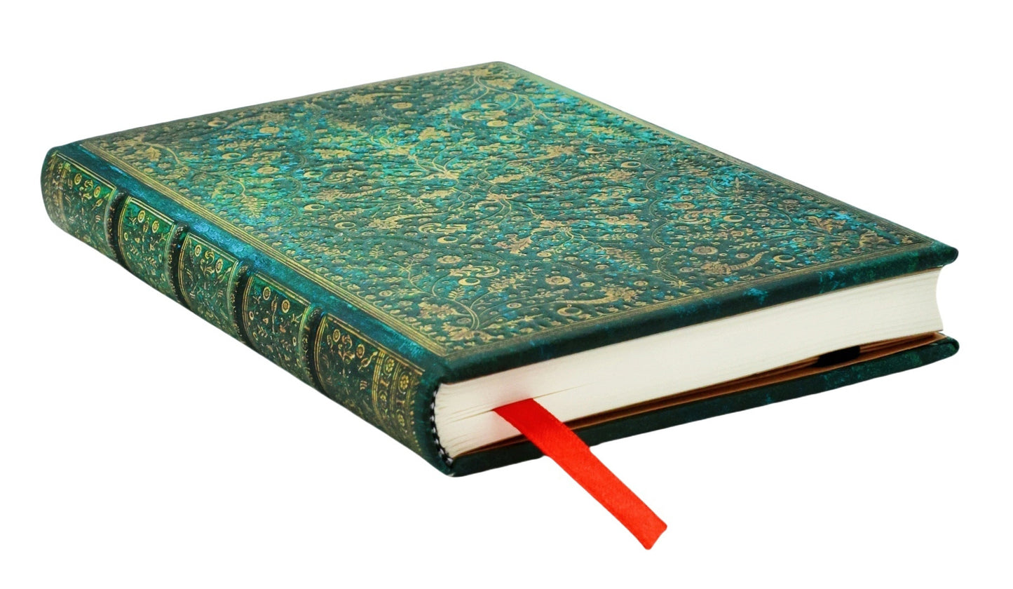 Blok Paperblanks "Emerald Flower", mini, brezčrtni