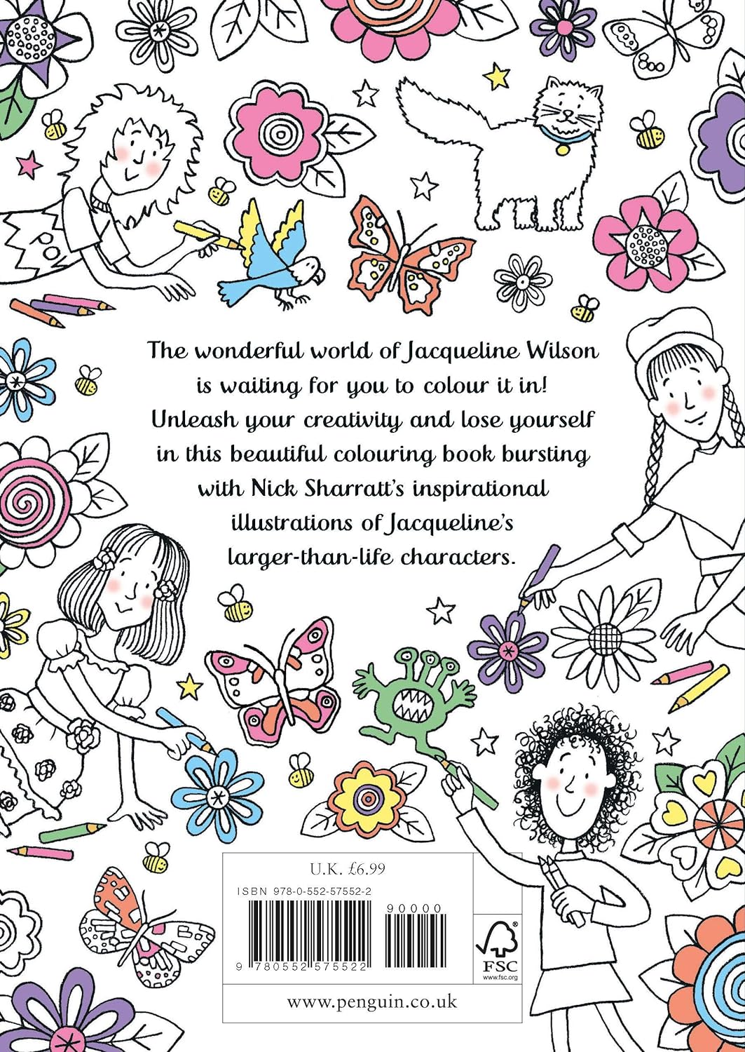 Jacqueline Wilson Colouring Book