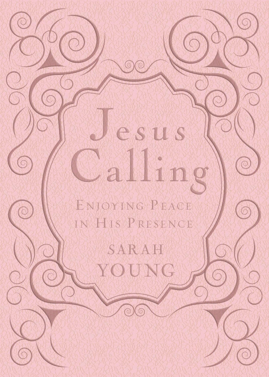 Jesus Calling, Pink Leathersoft, with Scripture References