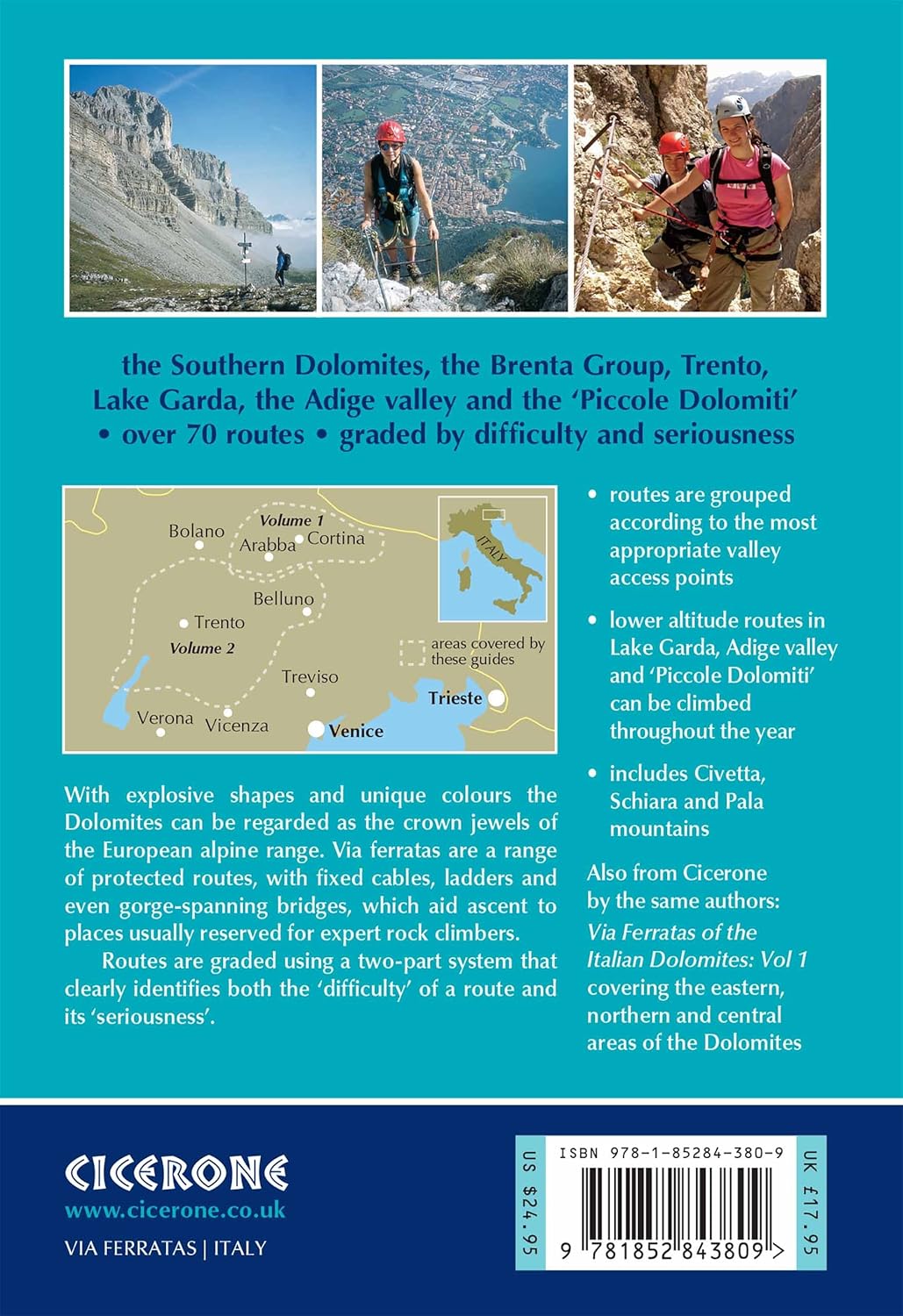 Via Ferratas of the Italian Dolomites: Volume 2