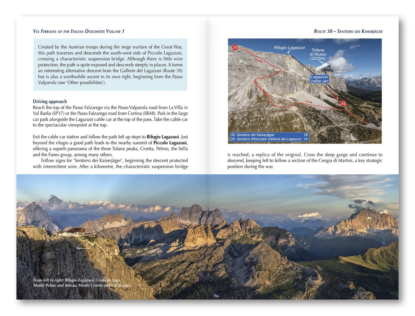 Via Ferratas of the Italian Dolomites: Volume 1