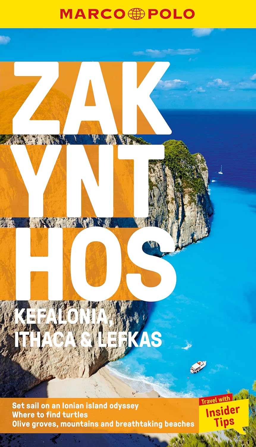 Zakynthos and Kefalonia Marco Polo Pocket Travel Guide - with pull out map