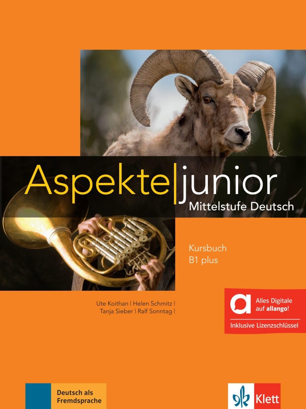 Aspekte junior B1+ (Hybride Ausgabe allango), učbenik + online dostop