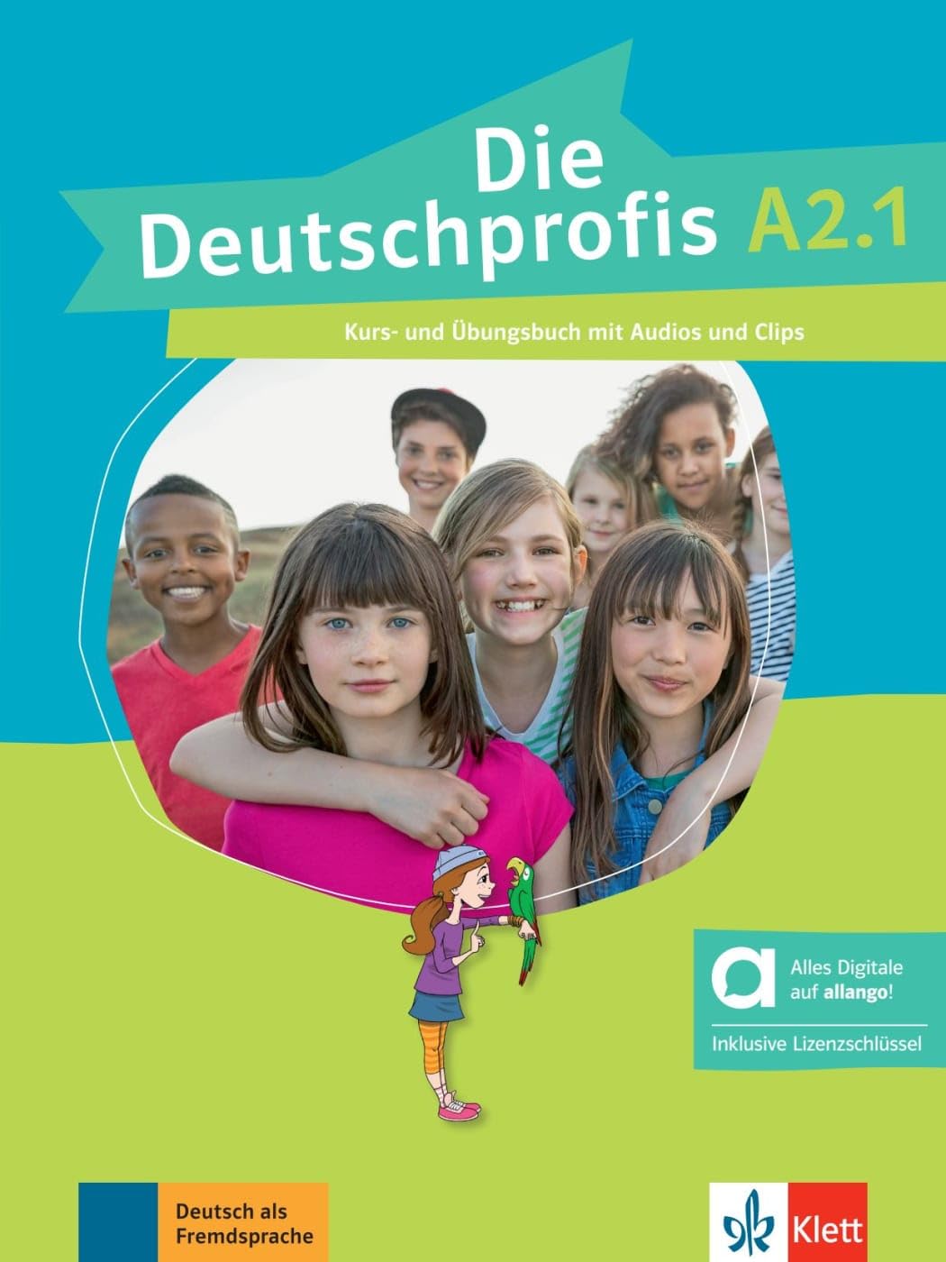 Die Deutschprofis A2.1 (Hybride Ausgabe allango), učbenik z delovnim zvezkom + online dostop