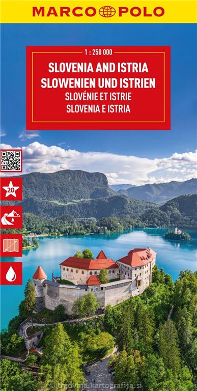 Slovenia and Istria Marco Polo Map