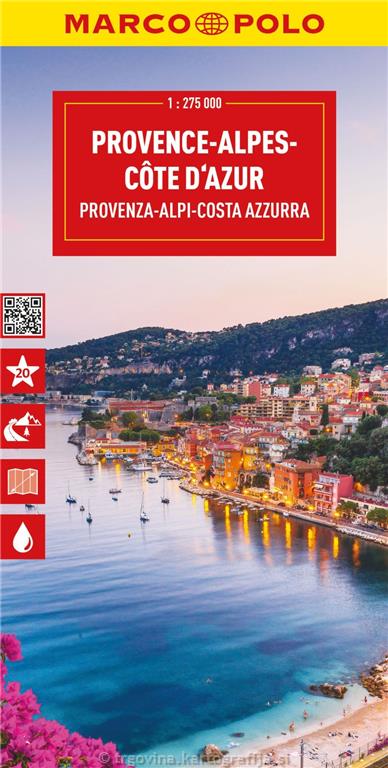 Provansa 1 : 275 000 (avtokarta)