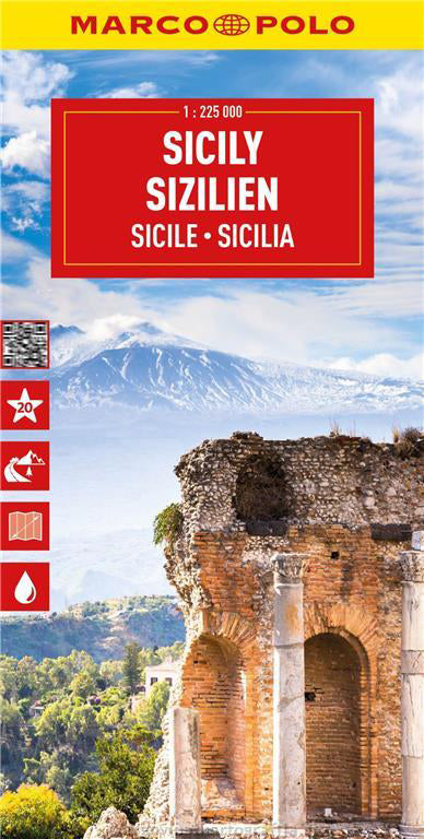 Sicilija 1 : 225.000 (avtokarta)