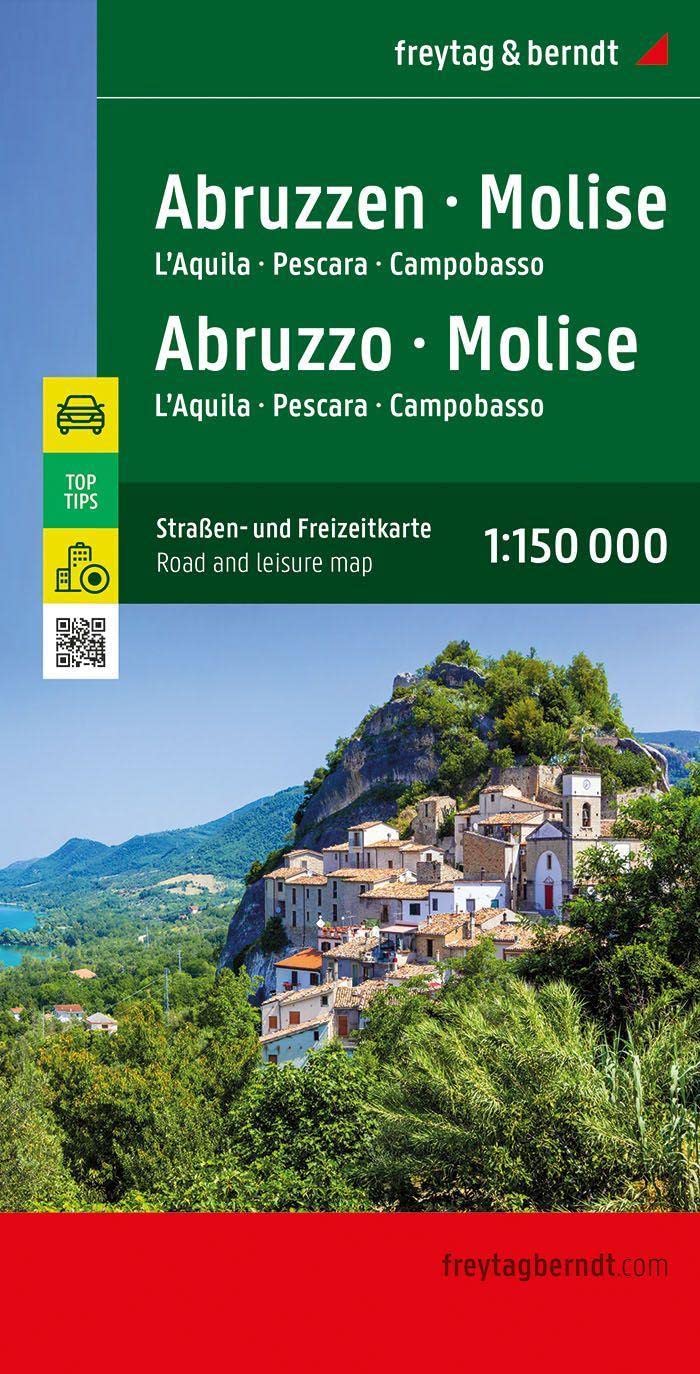 Abruzzo - Molise - Road and leisure map