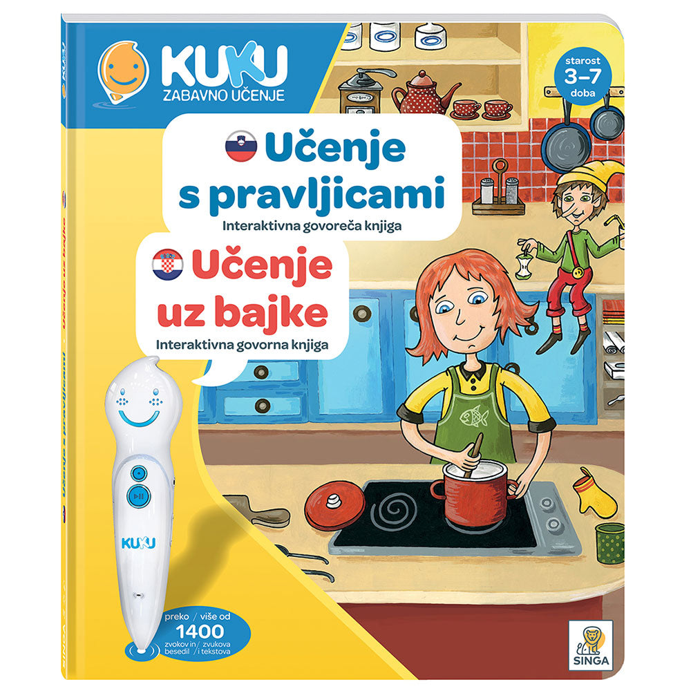 INTERAKTIVNA KNJIGA KUKU - UČENJE S PRAVLJICAMI