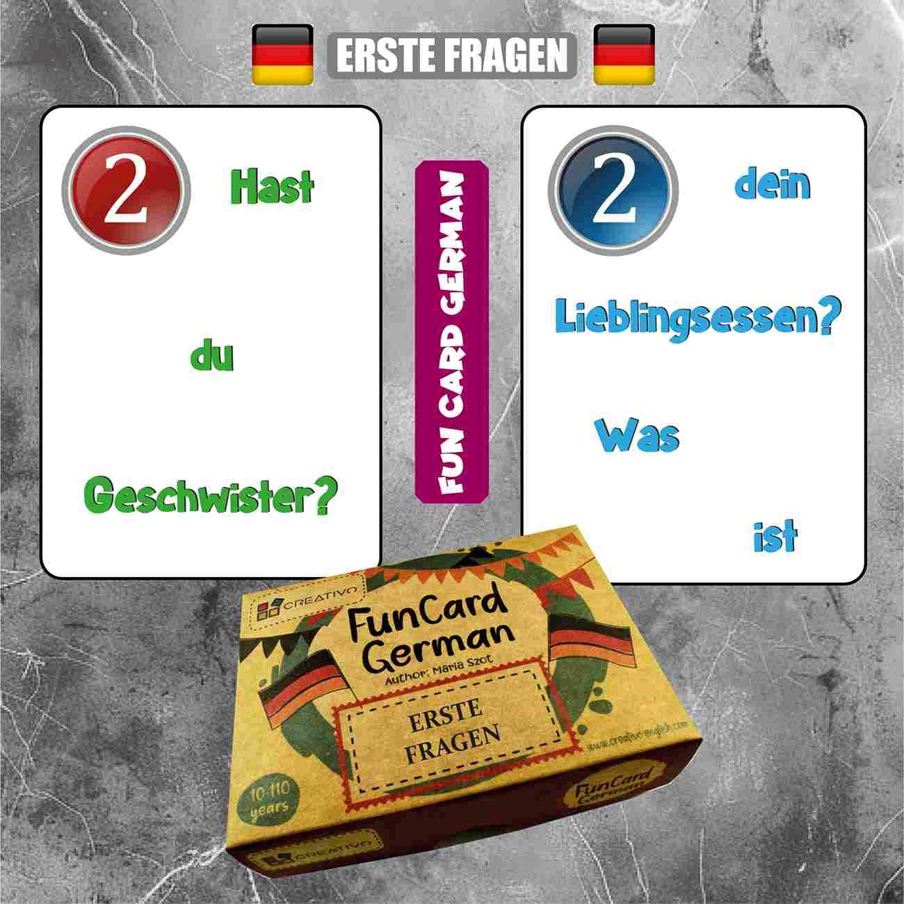 CREATIVO FUN CARD GERMAN ERSTE FRAGEN