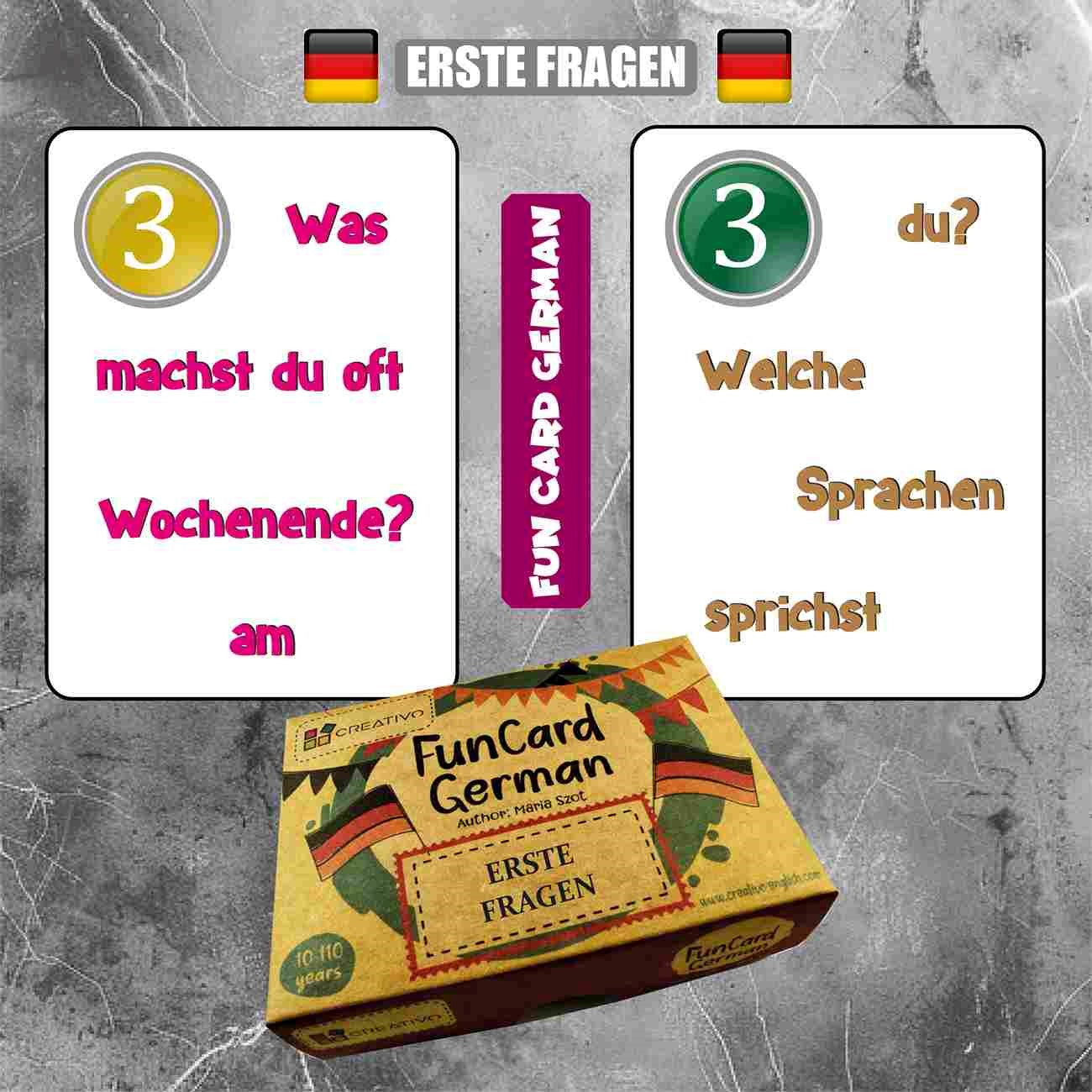 CREATIVO FUN CARD GERMAN ERSTE FRAGEN