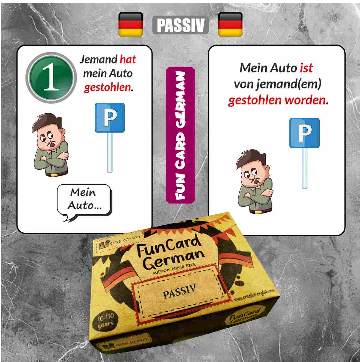 Creativo Fun Card German - Passiv, didaktične kartice