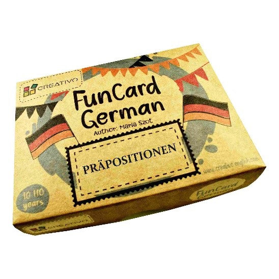 Creativo Fun Card German - Präpositionen, didaktične kartice