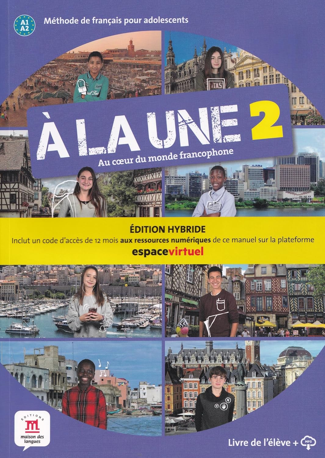 A LA UNE A1 2 UČBENIK + KODA