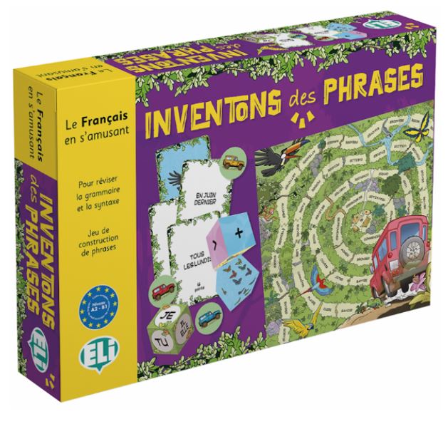 Inventons des phrases ! Didaktična igra, A2-B1 (FR)