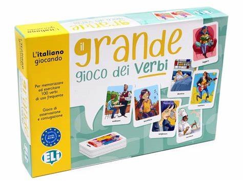 Il grande gioco dei verbi, didaktična igra A2 – B2 (IT)