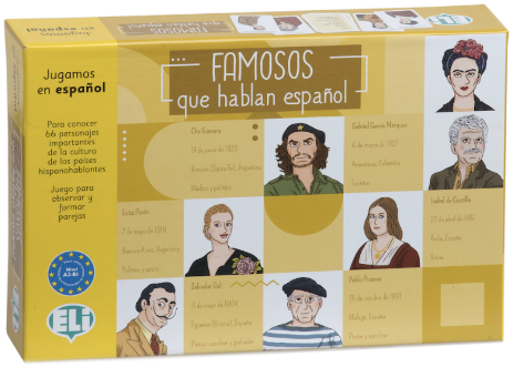 Famosos que hablan español, didaktična igra A2 – B1 (ŠP)