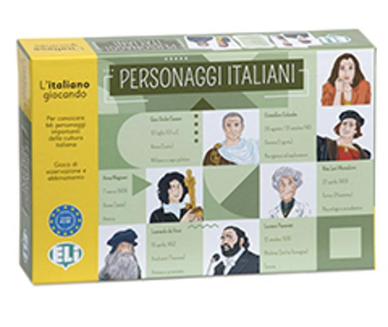 Personaggi Italiani, didaktična igra A2 – B1 (IT)