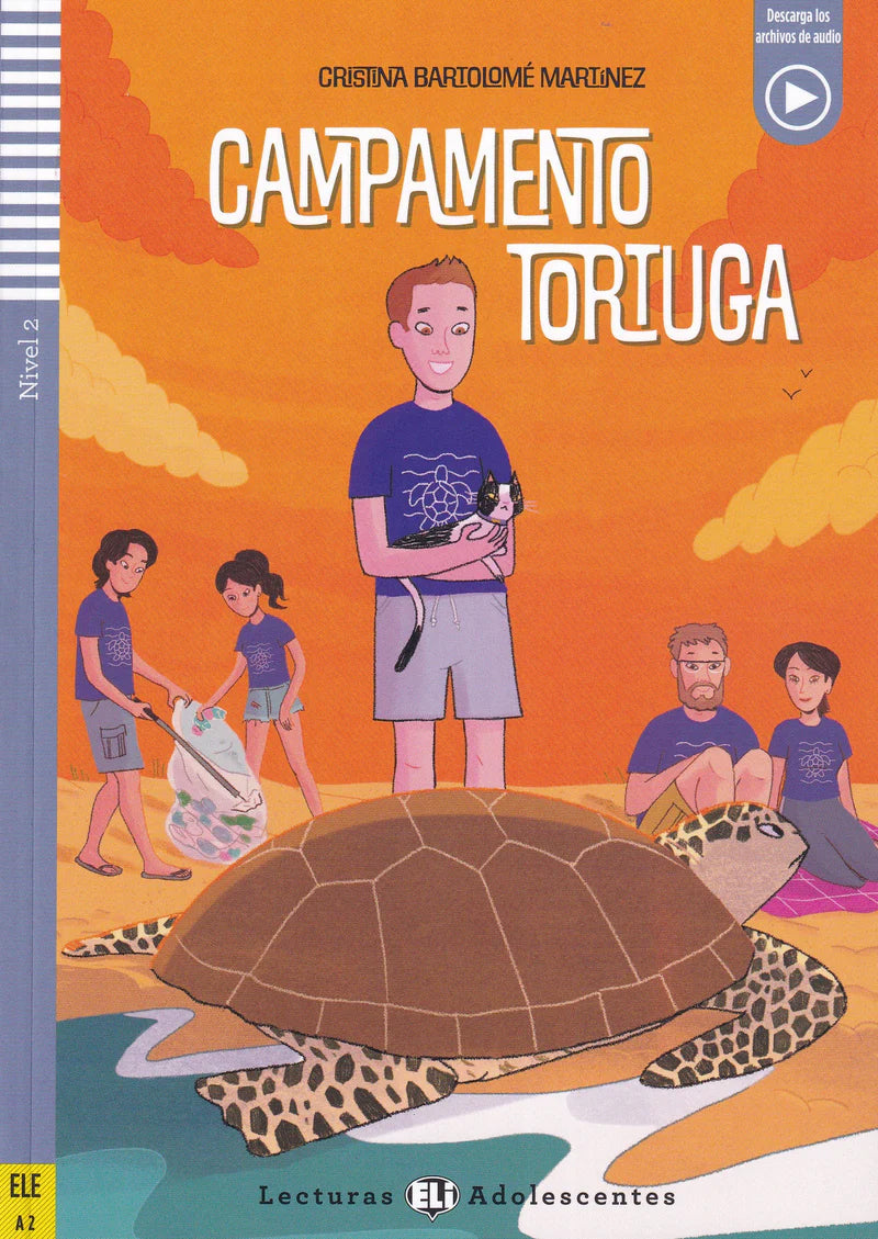 Campamento Tortuga (Tekmovanje El ratón de biblioteca 2025/26, višja raven A2/B1)