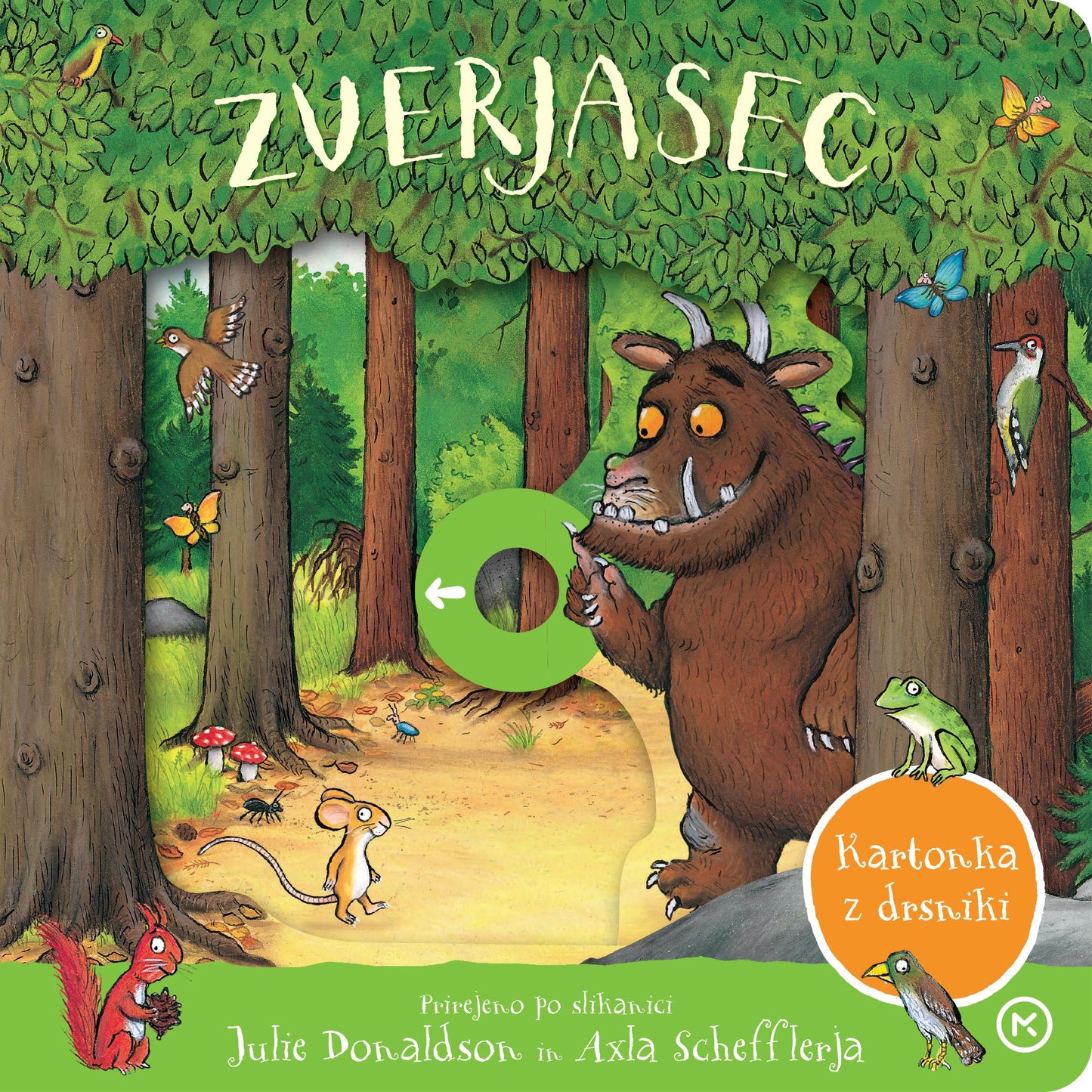 Zverjasec (kartonka z drsniki)