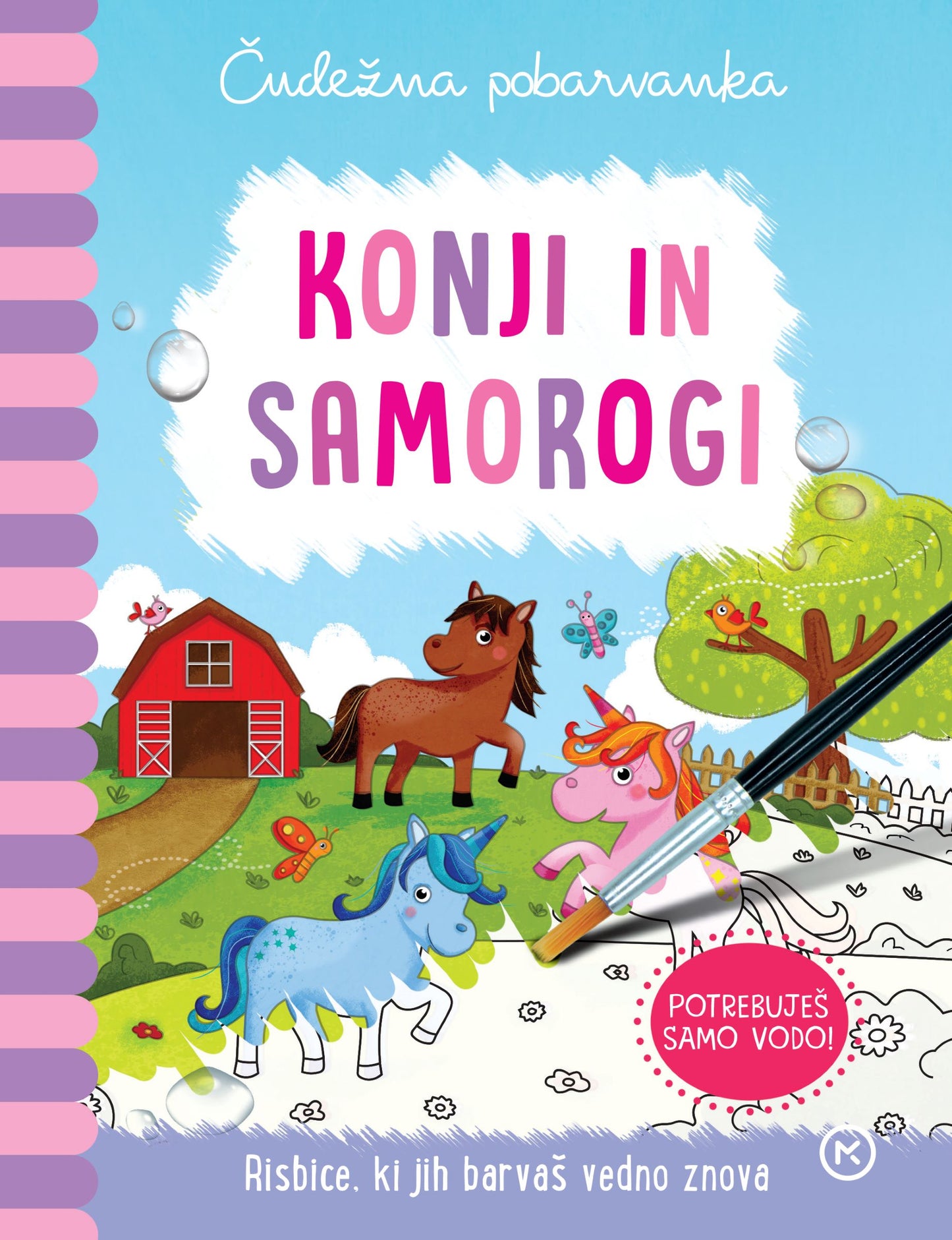 ČUDEŽNA POBARVANKA: KONJI IN SAMOROGI