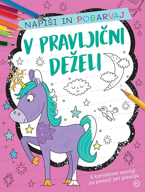 V pravljični deželi (Napiši in pobarvaj)