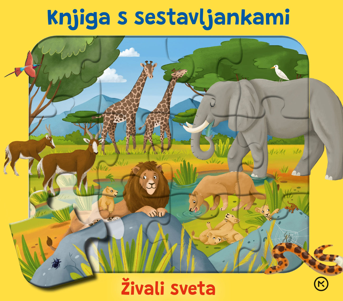 Živali sveta (knjiga s sestavljankami)