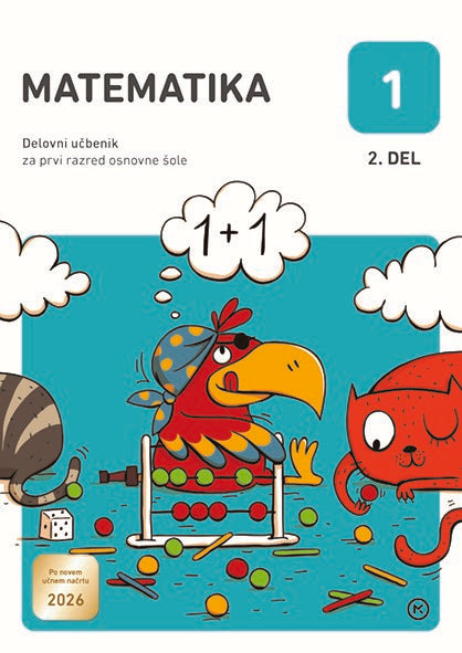 MATEMATIKA 1 - DELOVNI UČBENIK 2. DEL (2026)