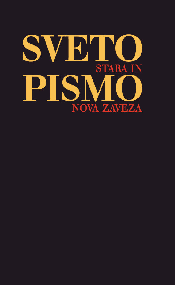 Sveto pismo (Stara in Nova zaveza): prestižna izdaja