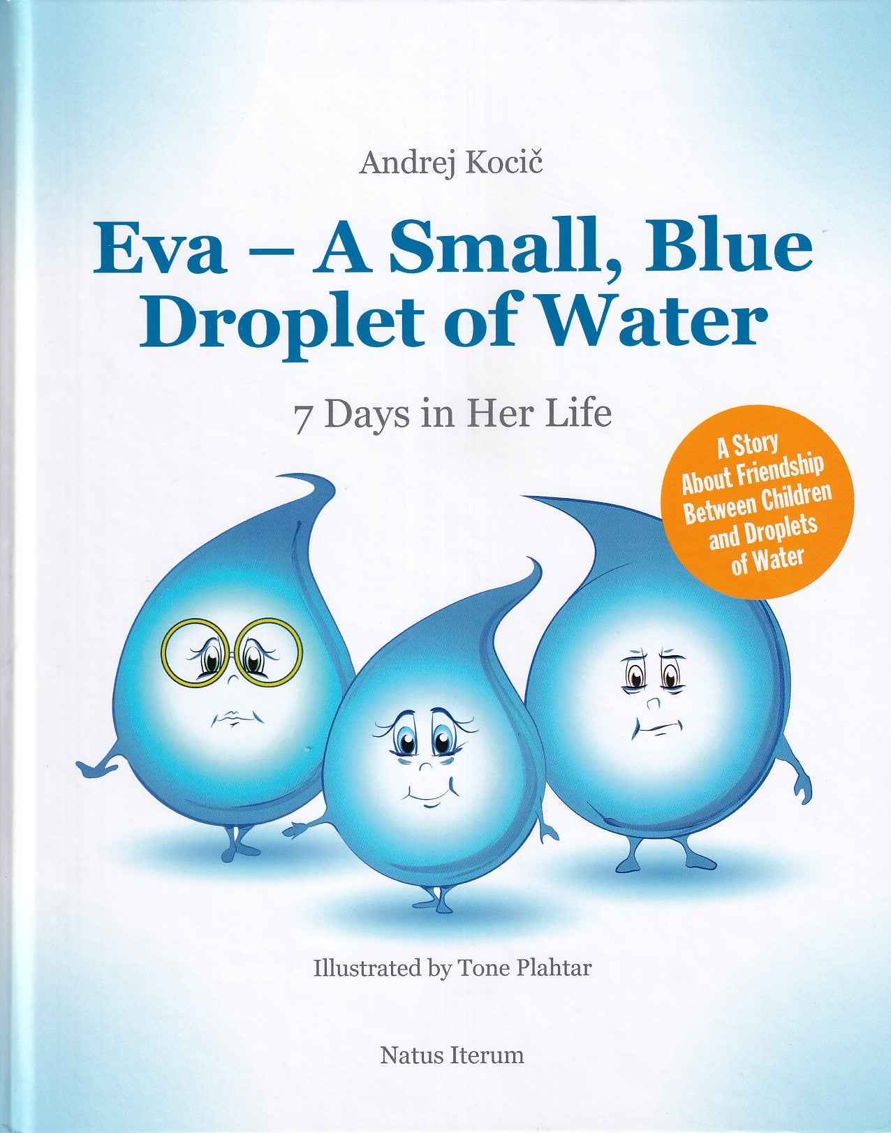 Eva – a small, blue droplet of water