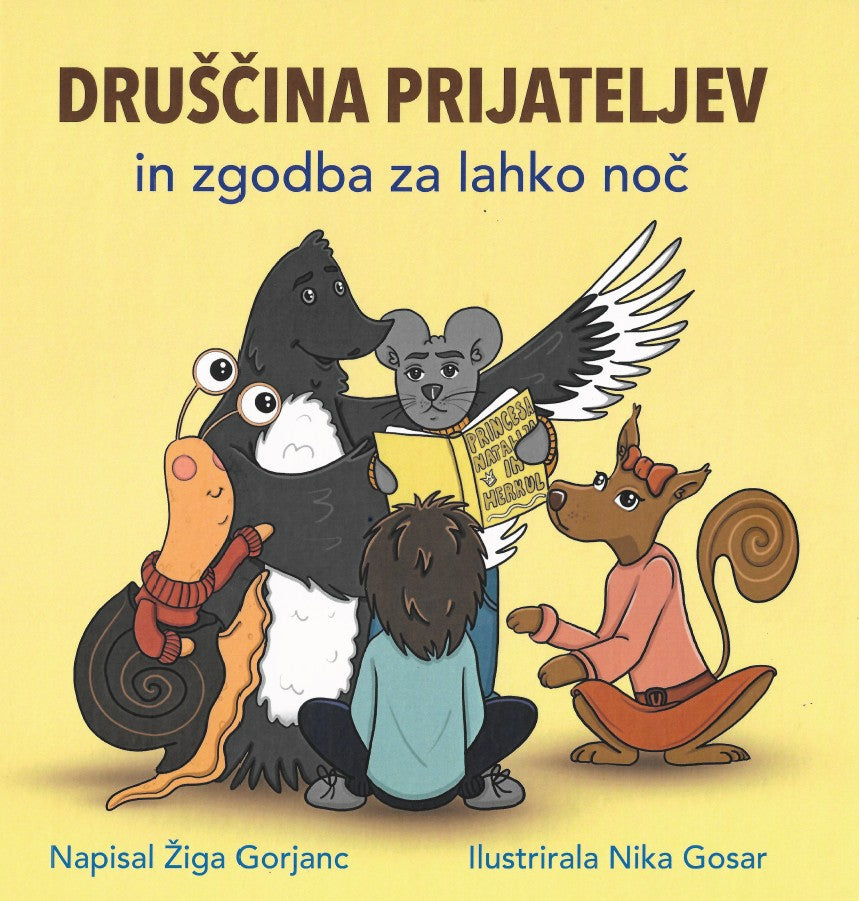Druščina prijateljev in zgodba za lahko noč