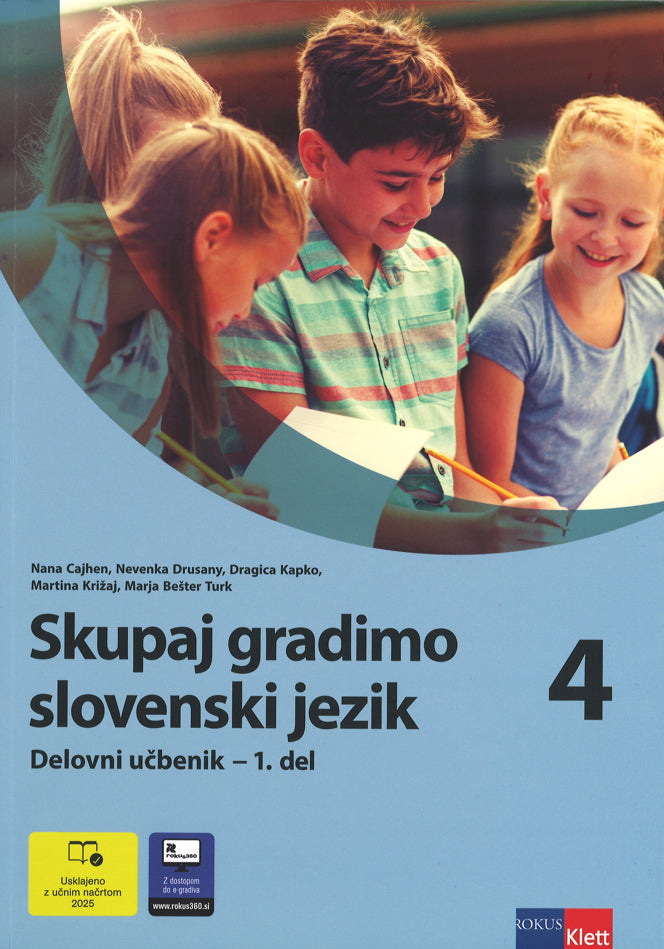 Skupaj gradimo slovenski jezik 4 – jezik (delovni učbenik, 1. del)