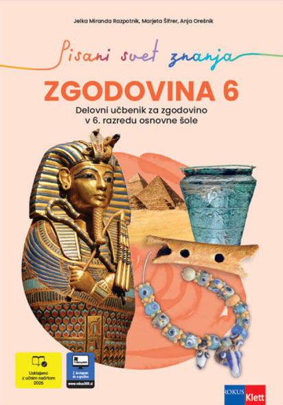 PISANI SVET ZNANJA. ZGODOVINA 6 - DZ (2026)