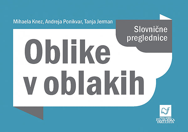 Oblike v oblakih. Slovnične preglednice